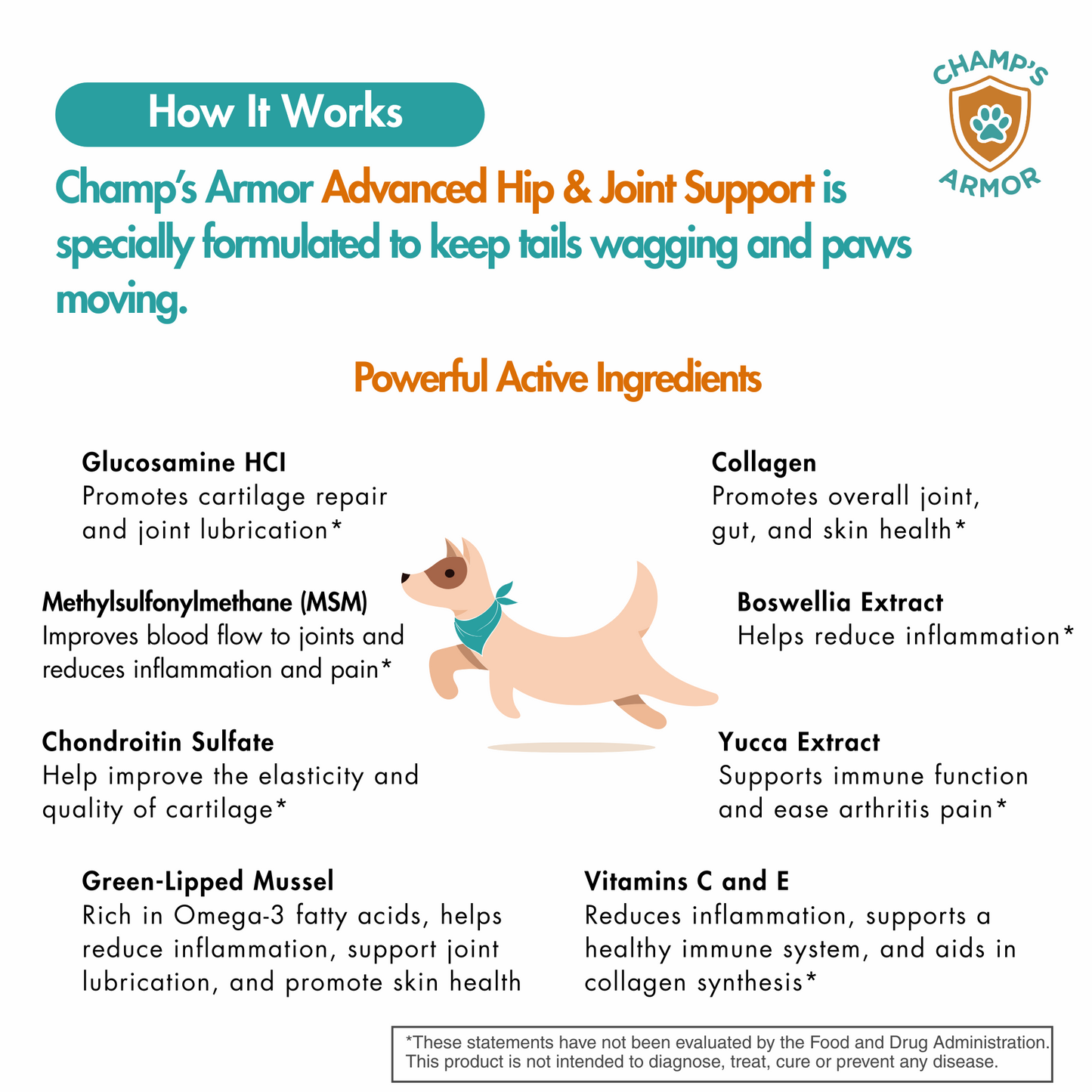 Advanced Hip & Joint Soft Chews, Powerful Mobility Support for Dogs