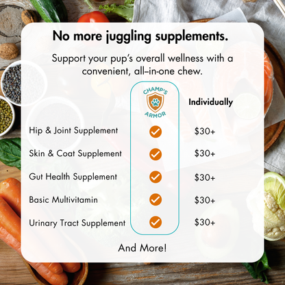 10-in-1 Multivitamin Soft Chews for Dogs